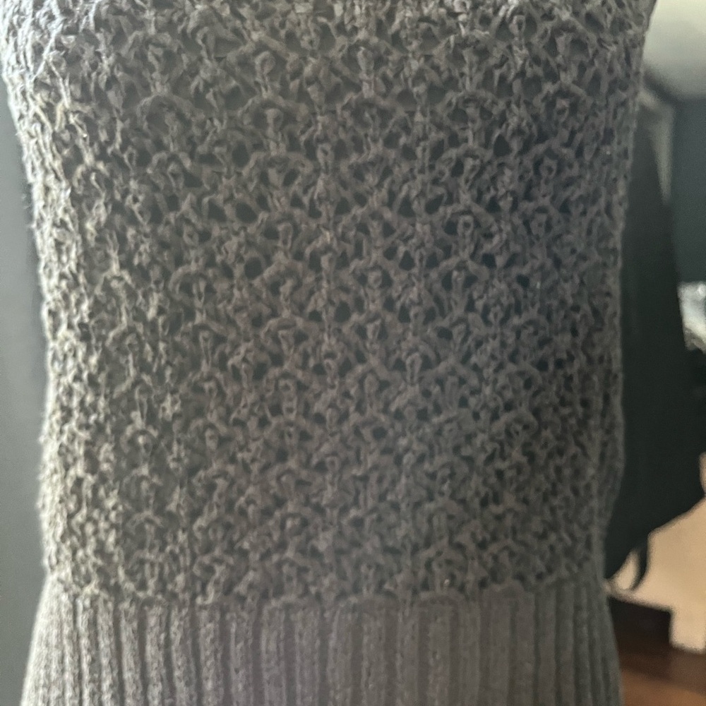 J.Crew new with tags black crocheted top size large - Picture 3 of 12